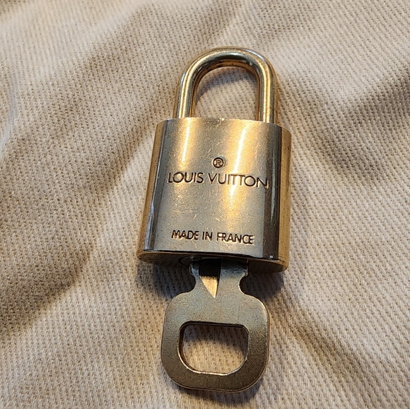 Louis Vuitton LV Gold Padlock Lock & Key #311 - Picture 4 of 8